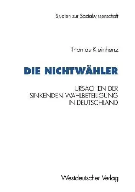 Cover of Die Nichtwähler