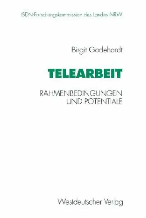 Cover of Telearbeit