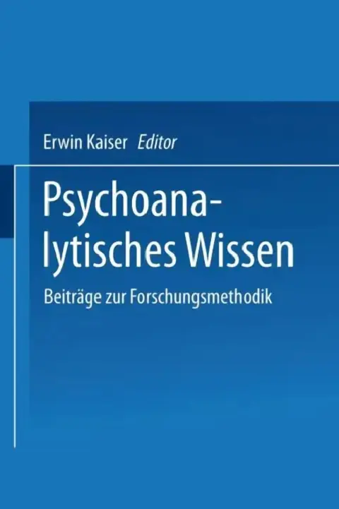 Cover of Psychoanalytisches Wissen