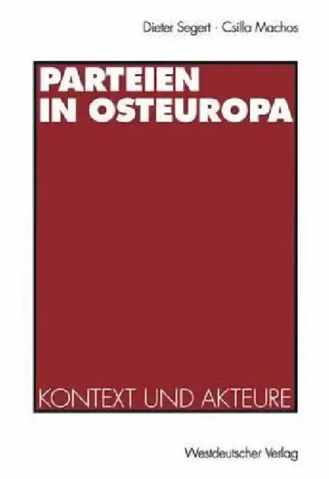 Cover of Parteien in Osteuropa