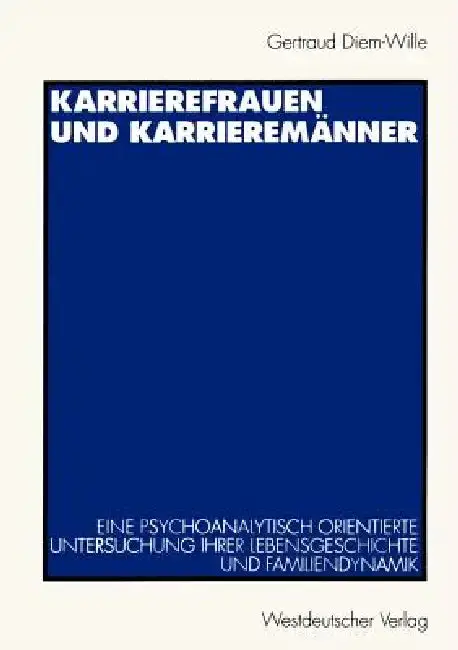 Cover of Karrierefrauen Und Karrieremänner