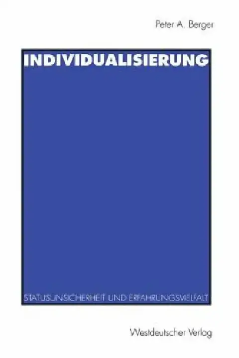 Cover of Individualisierung