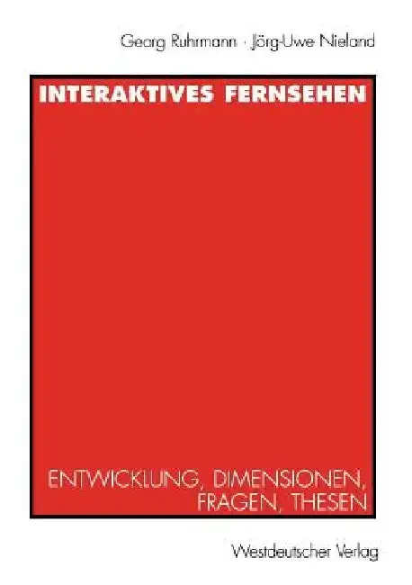 Cover of Interaktives Fernsehen