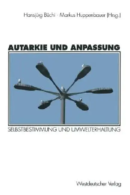 Cover of Autarkie Und Anpassung