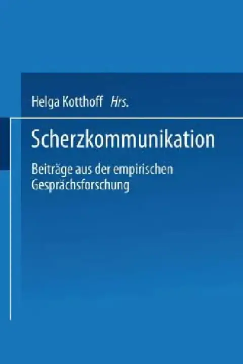 Cover of Scherzkommunikation