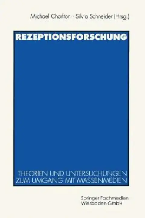 Cover of Rezeptionsforschung