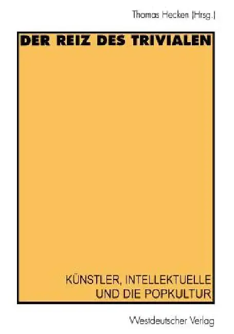 Cover of Der Reiz Des Trivialen