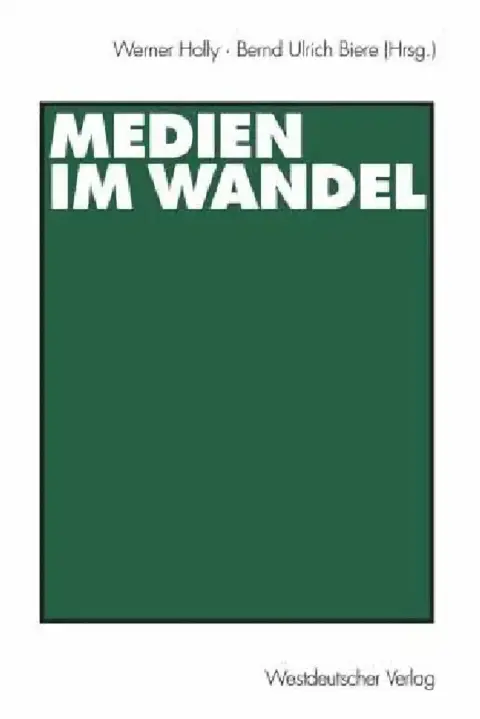 Cover of Medien Im Wandel