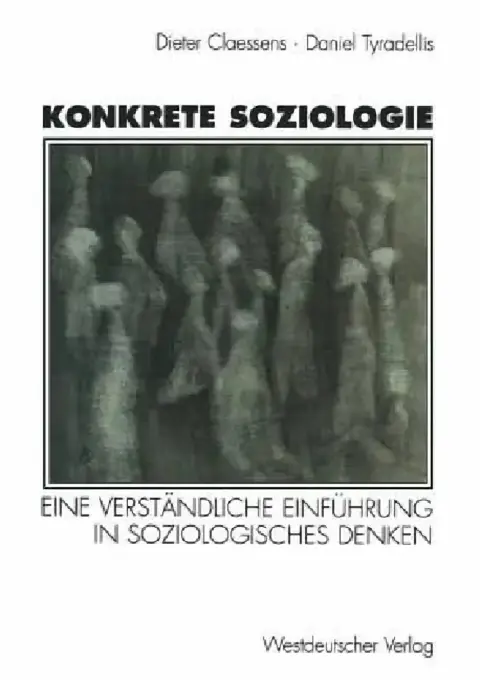 Cover of Konkrete Soziologie