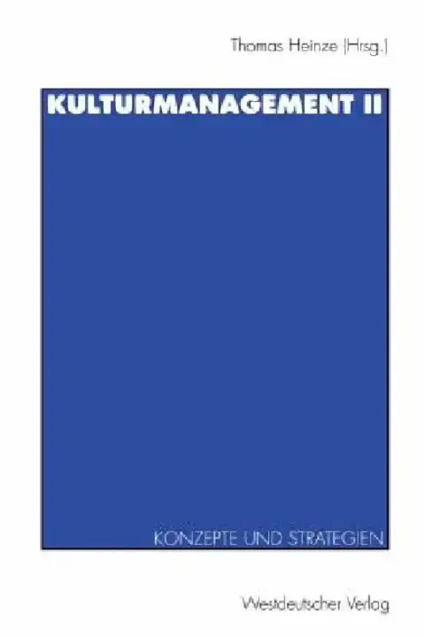 Cover of Kulturmanagement II