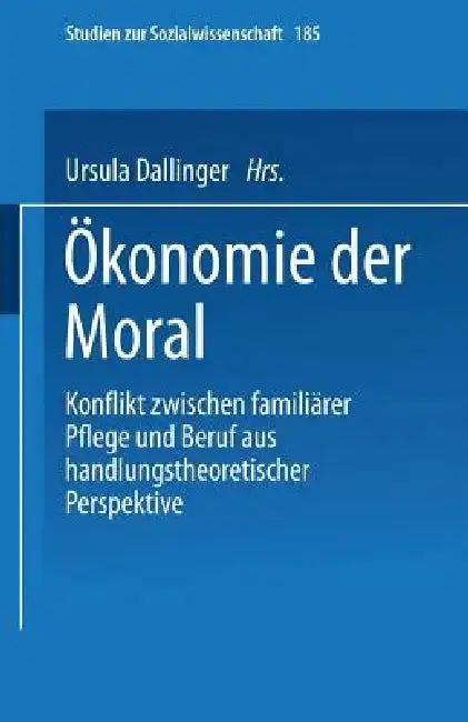 Cover of Ökonomie Der Moral