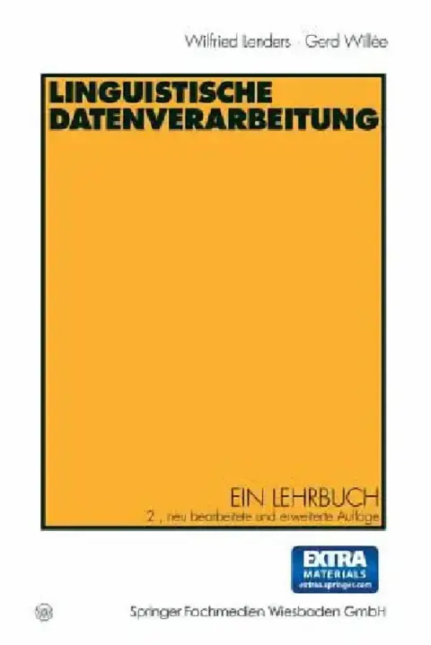 Cover of Linguistische Datenverarbeitung