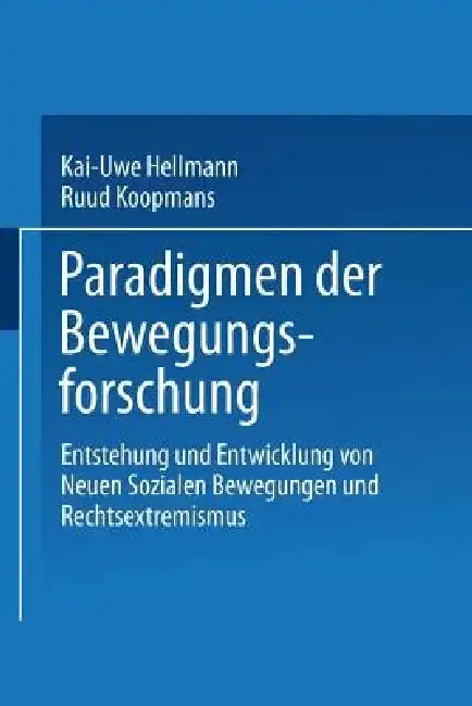 Cover of Paradigmen Der Bewegungsforschung