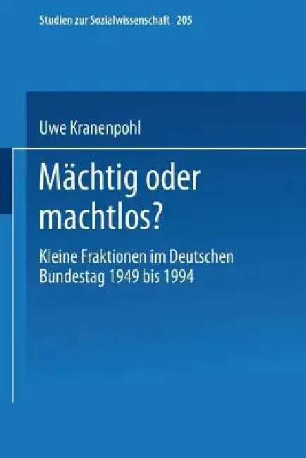 Cover of Mächtig Oder Machtlos?