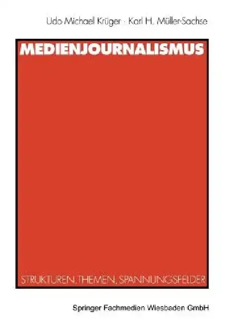 Cover of Medienjournalismus