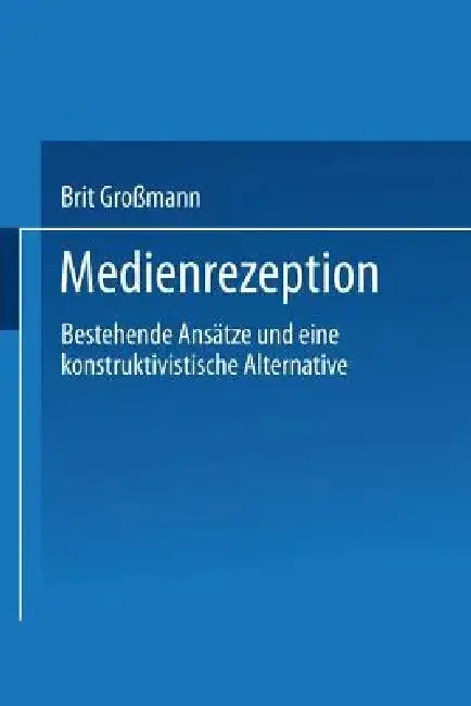 Cover of Medienrezeption