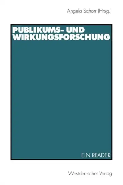 Cover of Publikums- Und Wirkungsforschung
