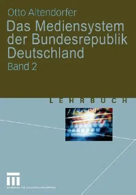 Cover of Das Mediensystem Der Bundesrepublik Deutschland