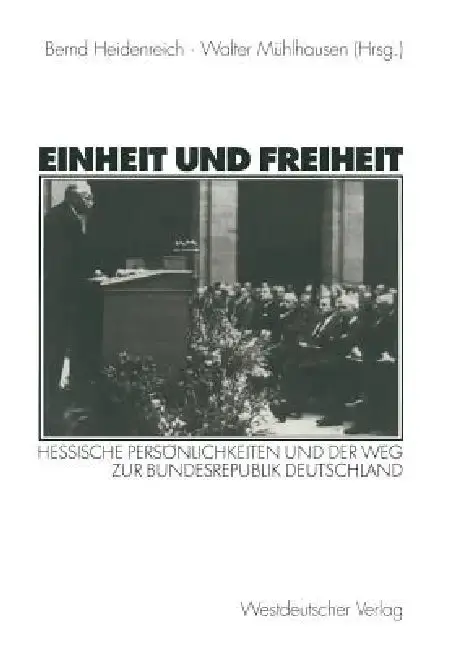 Cover of Einheit Und Freiheit