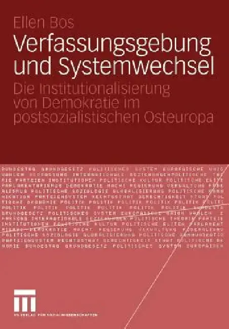 Cover of Verfassungsgebung Und Systemwechsel