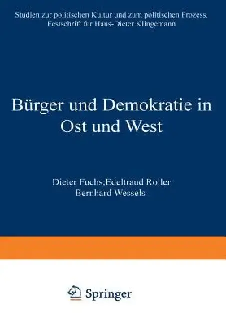 Cover of Bürger Und Demokratie in Ost Und West