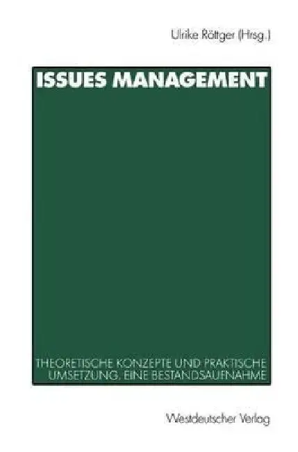 Cover of Issues Management