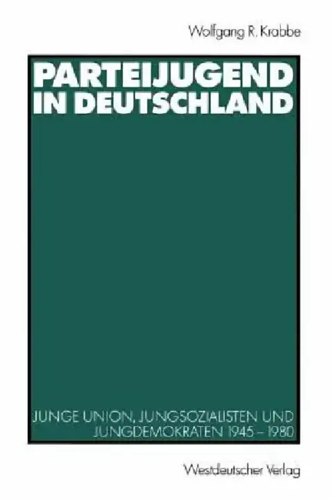 Cover of Parteijugend in Deutschland