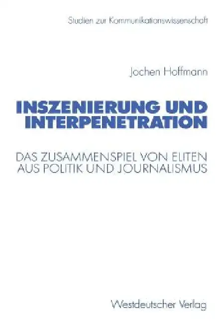 Cover of Inszenierung Und Interpenetration