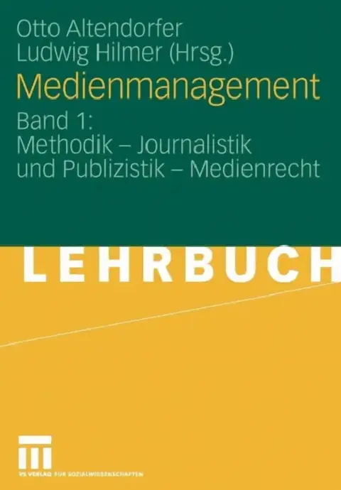 Cover of Medienmanagement
