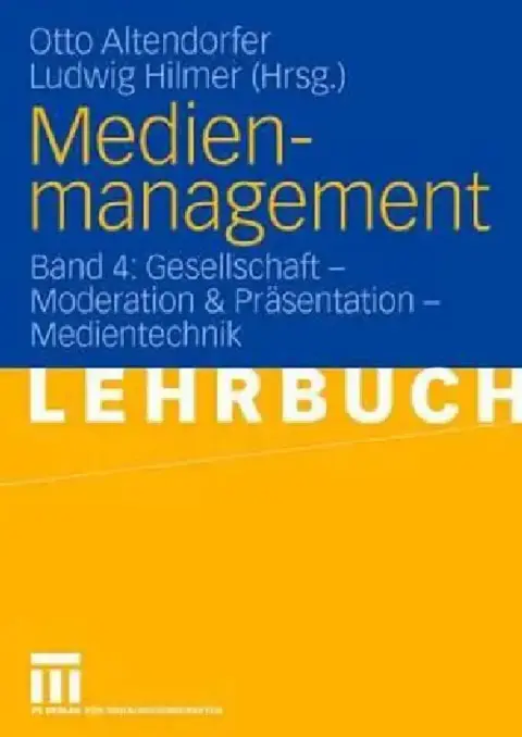 Cover of Medienmanagement