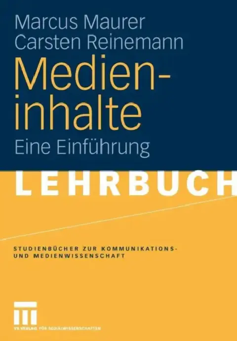 Cover of Medieninhalte