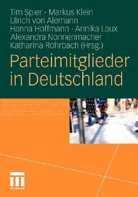 Cover of Parteimitglieder in Deutschland