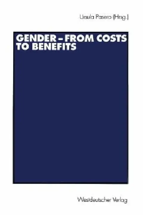 Cover of Gender -- From Costs to Benefits