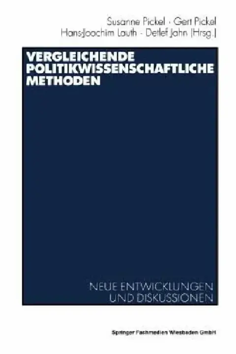 Cover of Vergleichende Politikwissenschaftliche Methoden