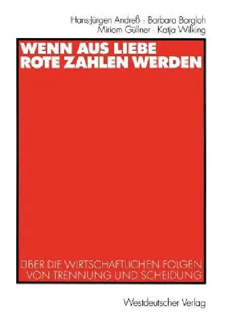 Cover of Wenn Aus Liebe Rote Zahlen Werden