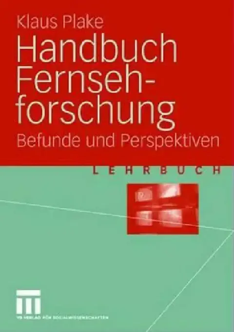 Cover of Handbuch Fernsehforschung