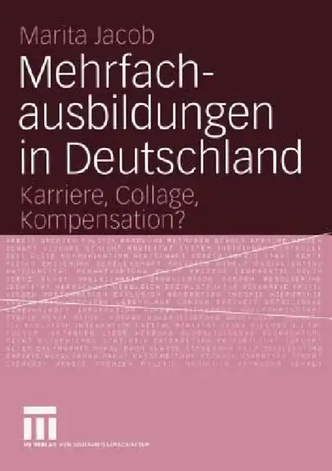 Cover of Mehrfachausbildungen in Deutschland