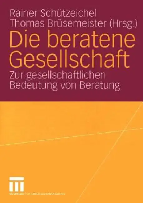 Cover of Die Beratene Gesellschaft