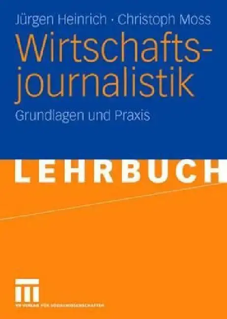 Cover of Wirtschaftsjournalistik