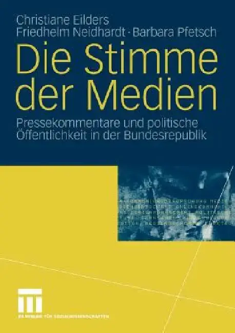 Cover of Die Stimme Der Medien