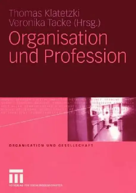 Cover of Organisation Und Profession