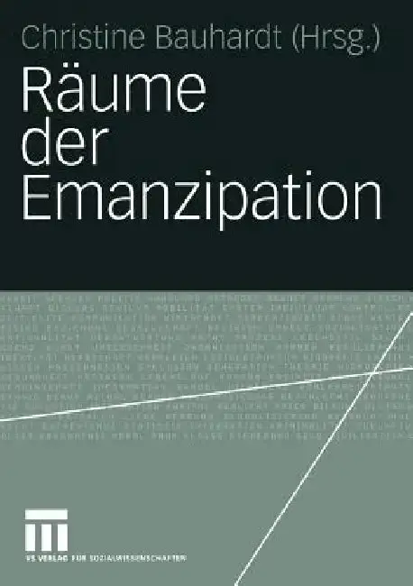 Cover of Räume Der Emanzipation