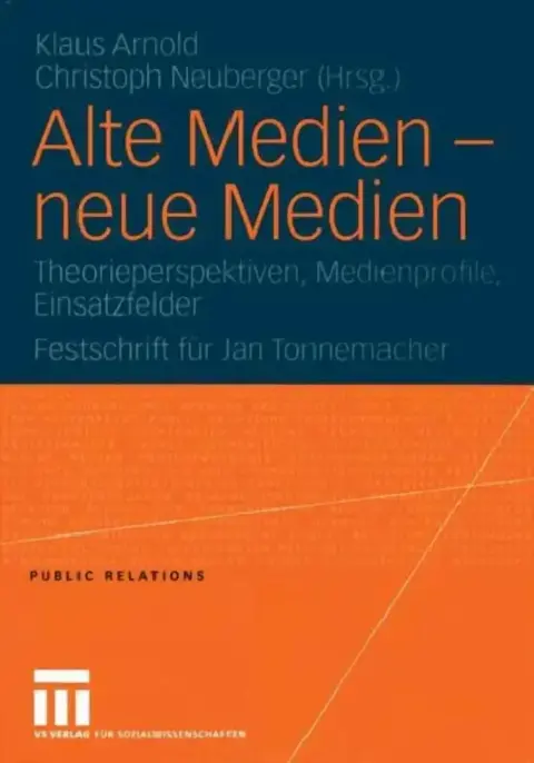 Cover of Alte Medien -- Neue Medien