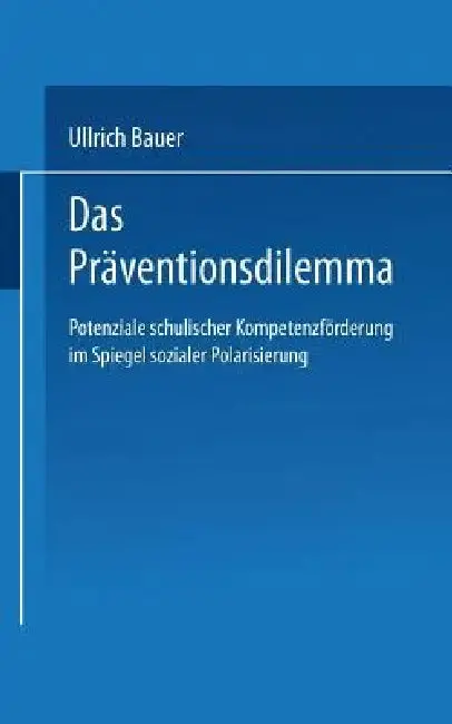 Cover of Das Präventionsdilemma