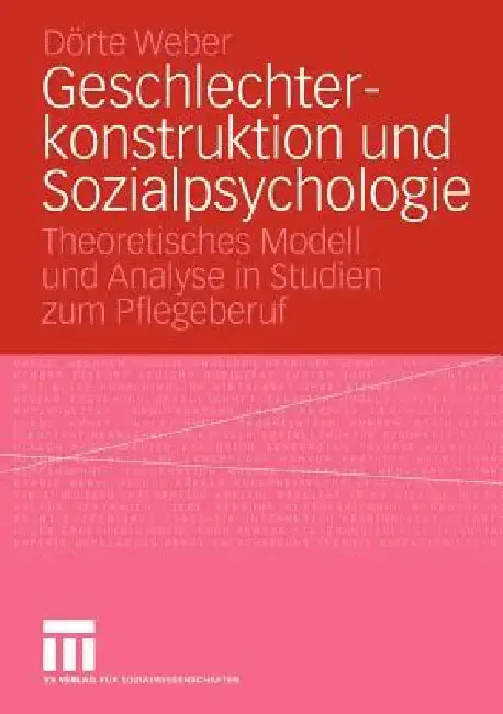 Cover of Geschlechterkonstruktion Und Sozialpsychologie