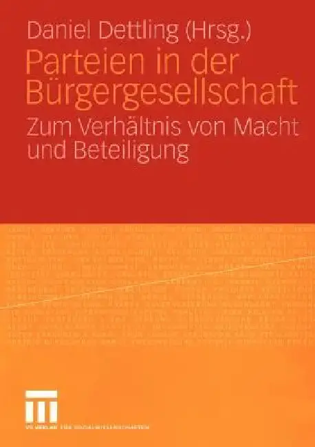 Cover of Parteien in Der Bürgergesellschaft