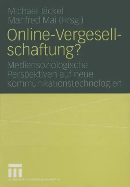 Cover of Online-Vergesellschaftung?