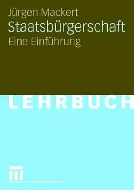 Cover of Staatsbürgerschaft