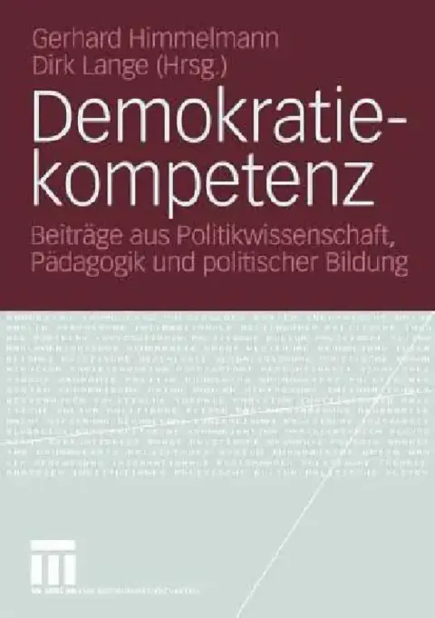 Cover of Demokratiekompetenz
