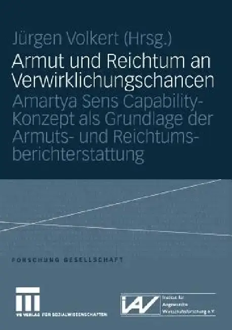 Cover of Armut Und Reichtum an Verwirklichungschancen